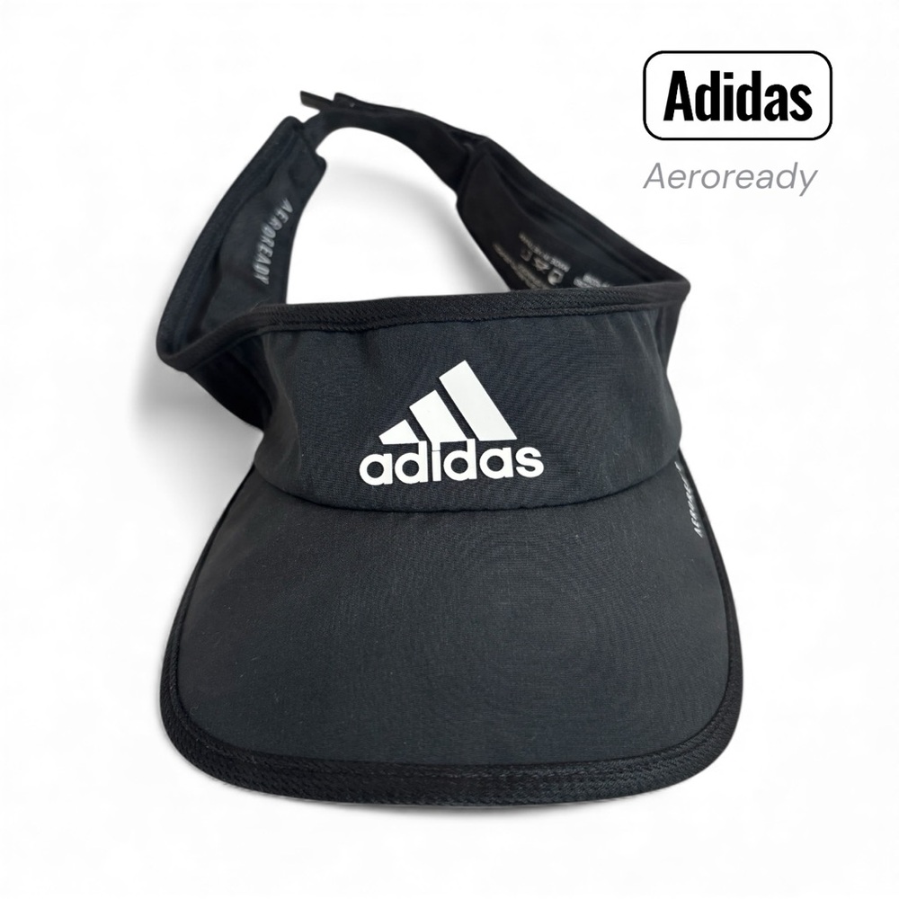 Adidas Black Sports Visor